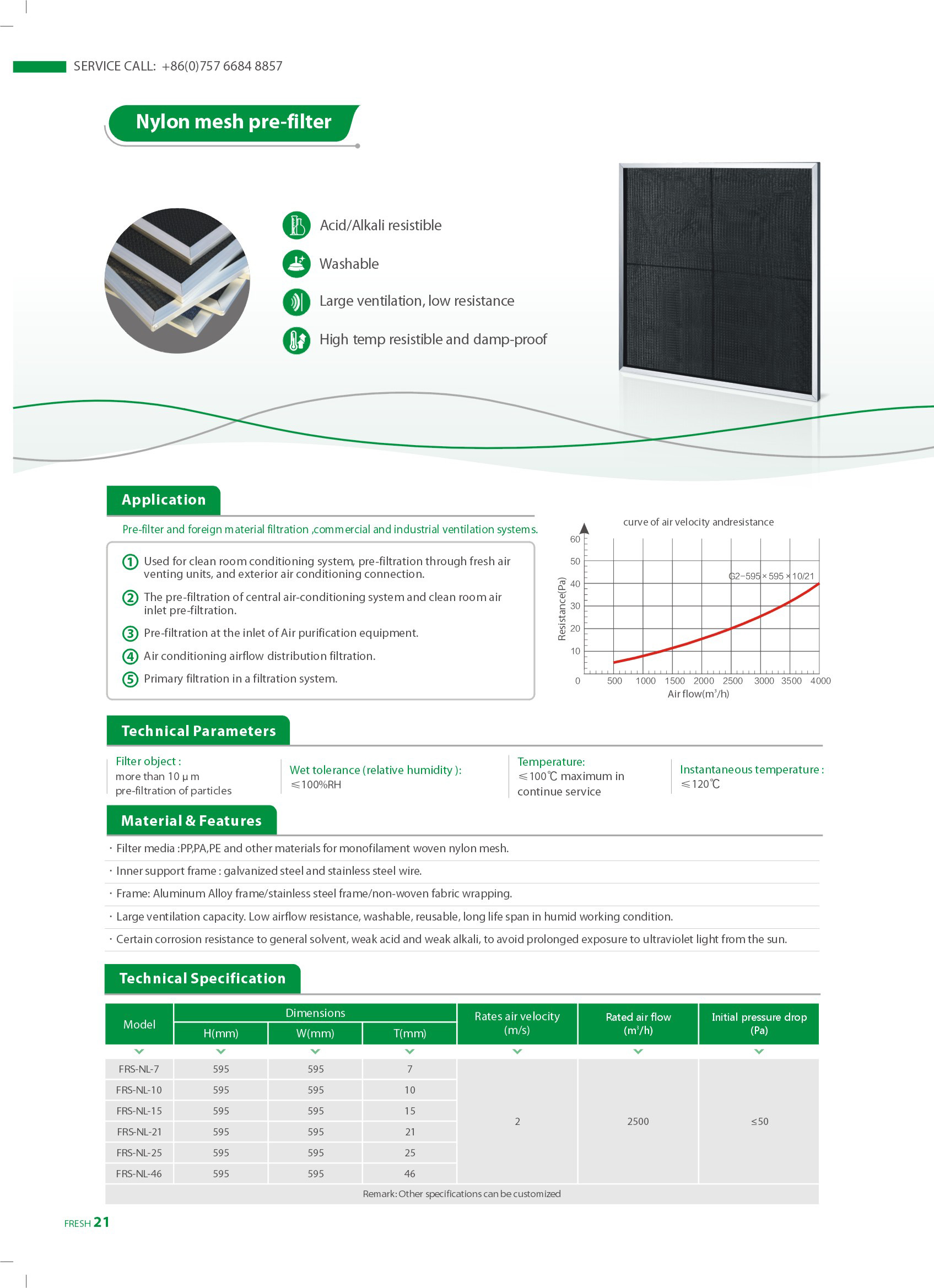 15-尼龙网状预过滤器
